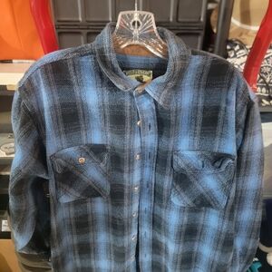 Field & Stream Heavy Blue Plaid Men's Shirt